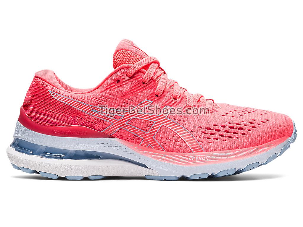Asics GEL-KAYANO 28 (D) Blazing Coral/Mist 1012B046-700 Womens Running Shoes