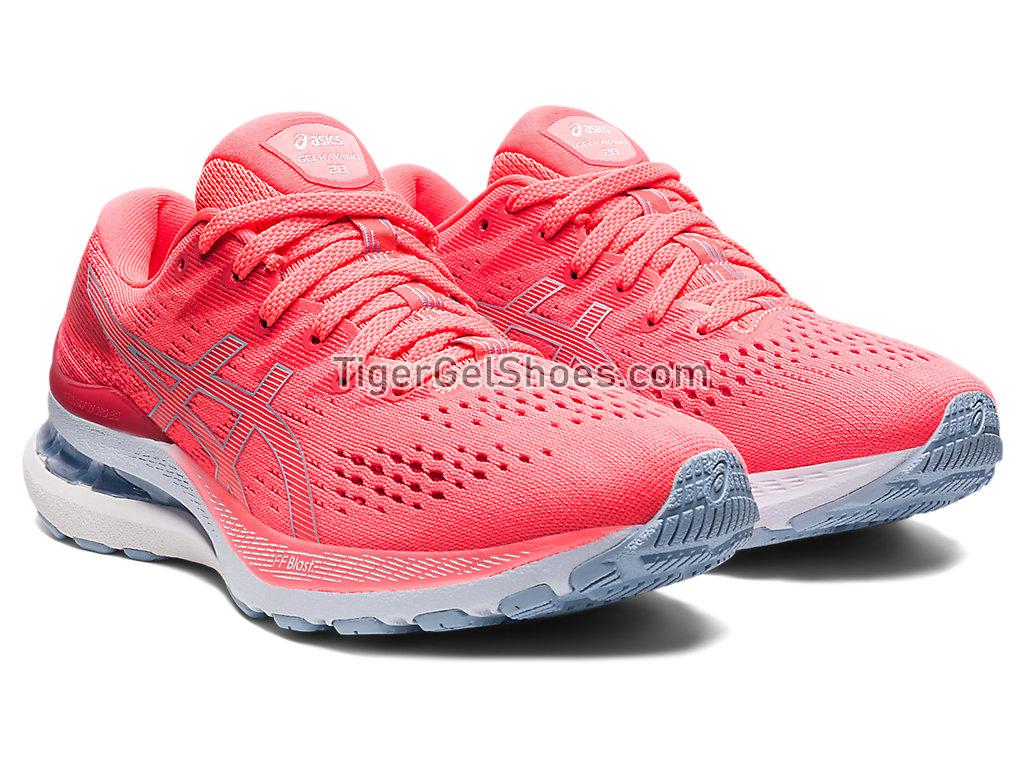 Asics GEL-KAYANO 28 (D) Blazing Coral/Mist 1012B046-700 Womens Running Shoes