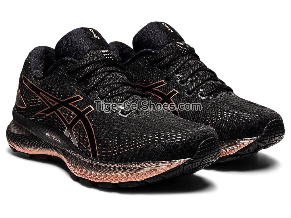 Asics GEL-SAIUN Black/Rose Gold/Carrier Grey 1012B232-001 Womens Running Shoes