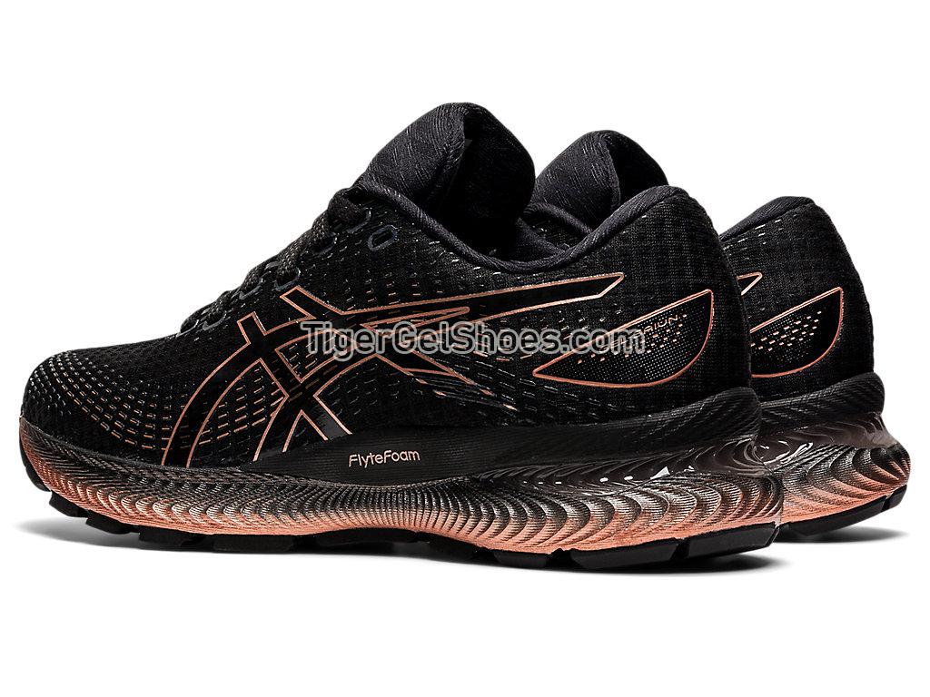 Asics GEL-SAIUN Black/Rose Gold/Carrier Grey 1012B232-001 Womens Running Shoes