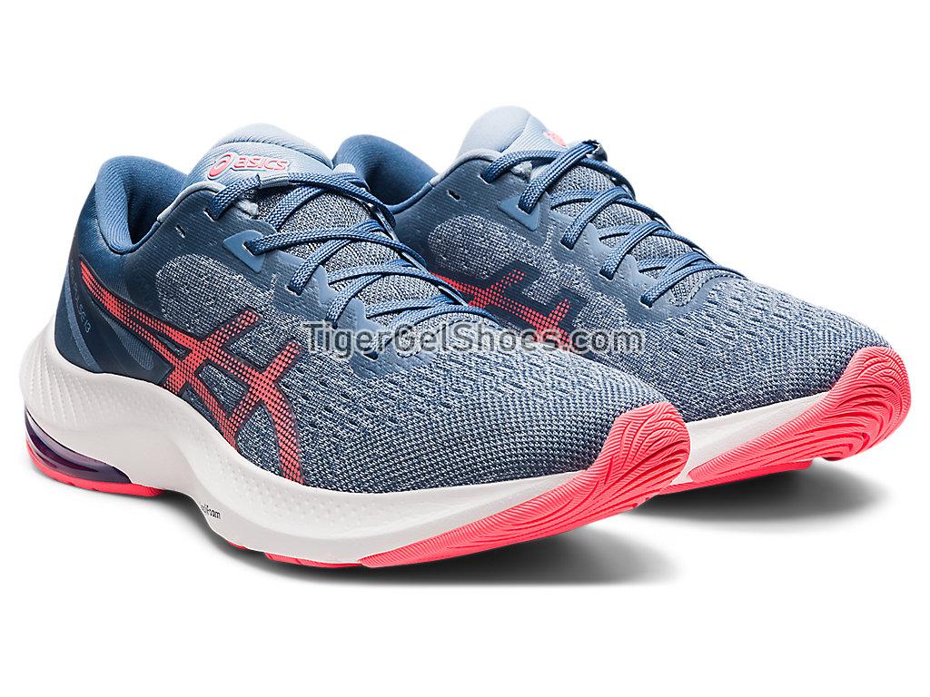 Asics GEL-PULSE 13 Storm Blue/Blazing Coral 1012B035-401 Womens Running Shoes