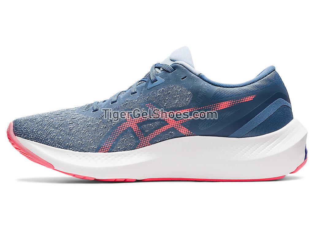 Asics GEL-PULSE 13 Storm Blue/Blazing Coral 1012B035-401 Womens Running Shoes