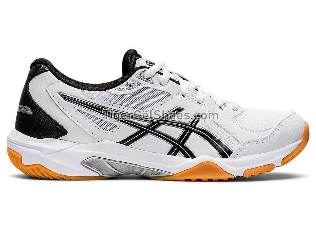 Asics GEL-ROCKET 10 White/Black 1072A056-104 Womens Volleyball Shoes