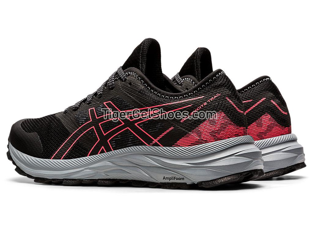 Asics GEL-EXCITE TRAIL Black/Blazing Coral 1012B051-001 Womens Running Shoes