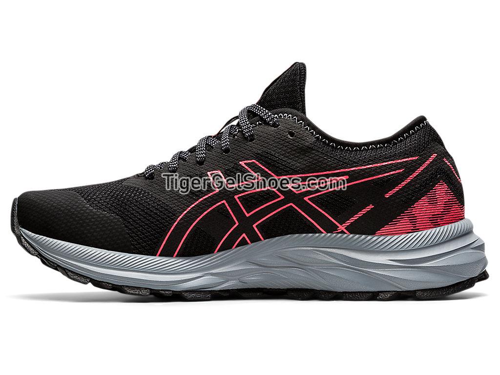 Asics GEL-EXCITE TRAIL Black/Blazing Coral 1012B051-001 Womens Running Shoes