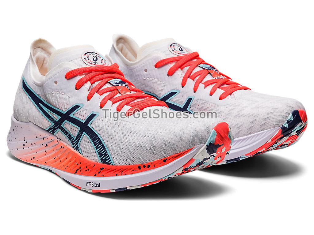 Asics MAGIC SPEED White/Thunder Blue 1012B172-960 Womens Running Shoes
