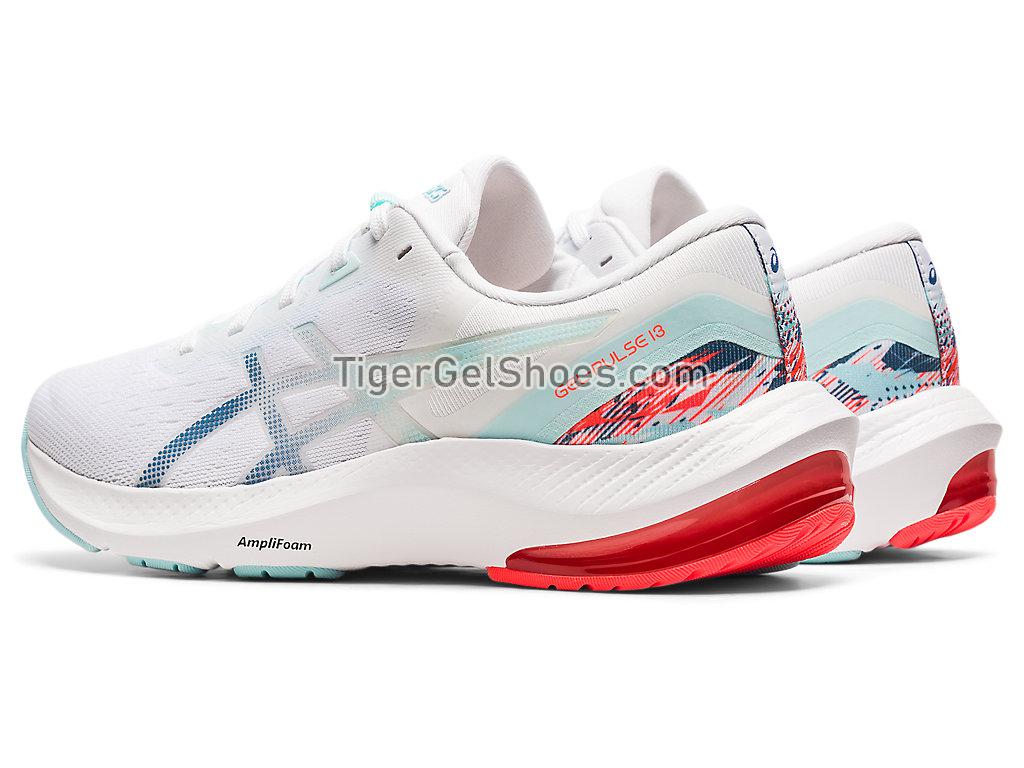 Asics GEL-PULSE 13 White/Grey Floss 1012B158-960 Womens Running Shoes