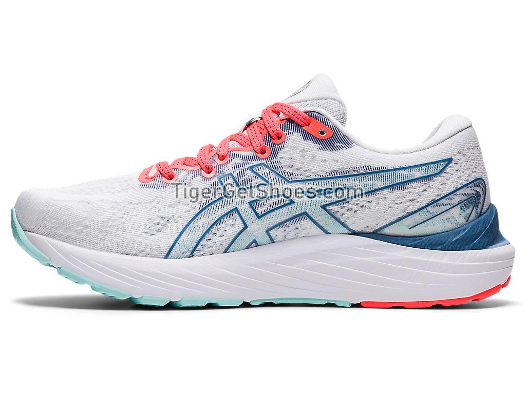 Asics GEL-CUMULUS 23 White/Grey Floss 1012B159-960 Womens Running Shoes