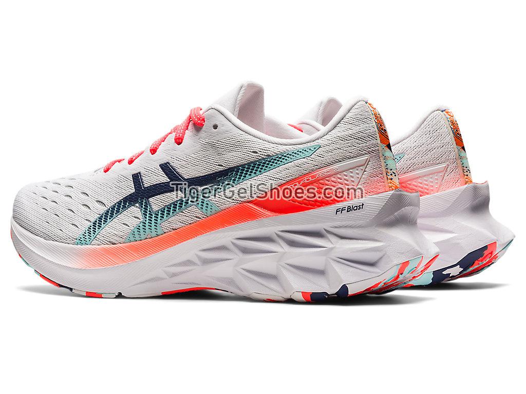 Asics NOVABLAST 2 White/White 1012B152-960 Womens Running Shoes
