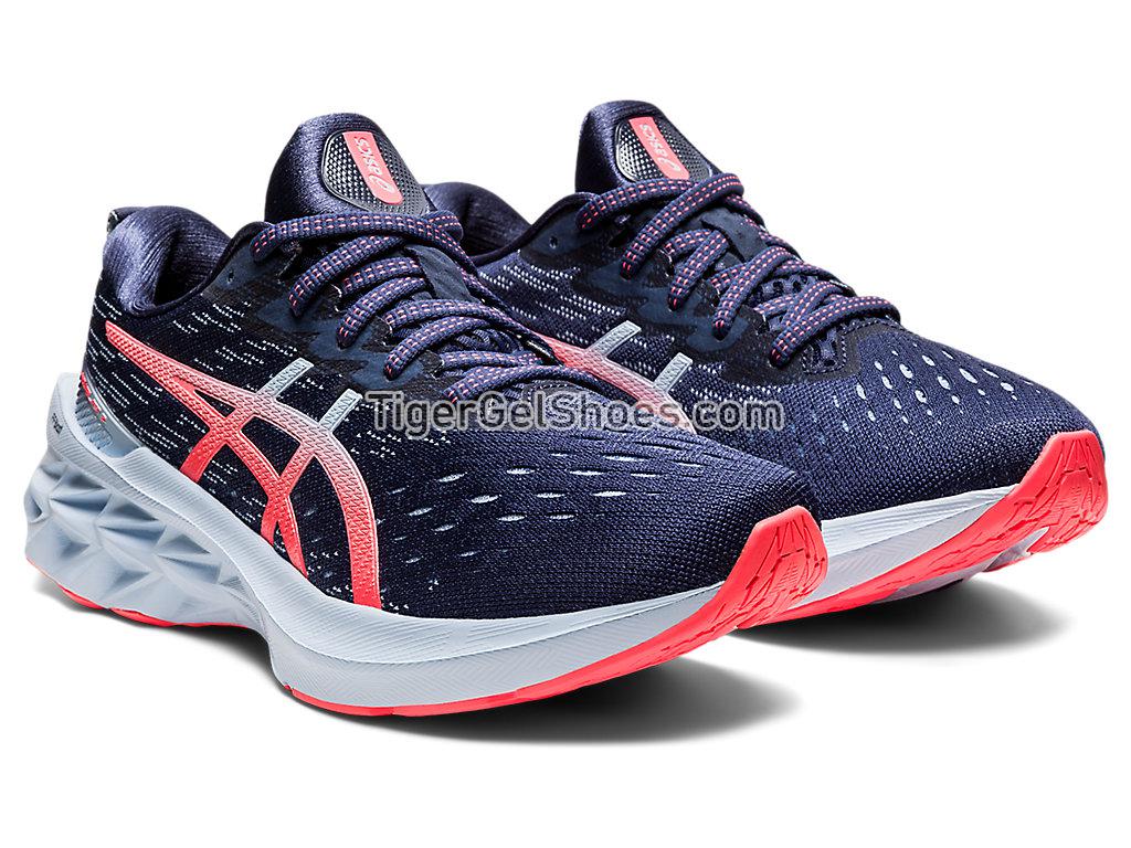 Asics NOVABLAST 2 Thunder Blue/Soft S Ky 1012B049-400 Womens Running Shoes