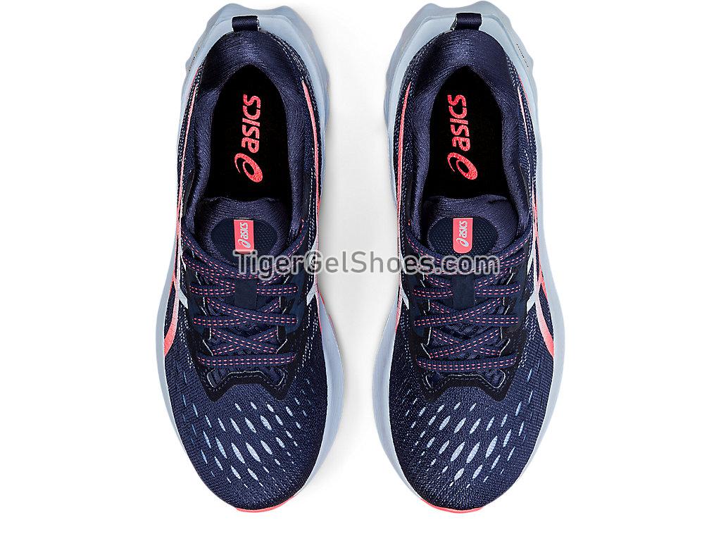 Asics NOVABLAST 2 Thunder Blue/Soft S Ky 1012B049-400 Womens Running Shoes