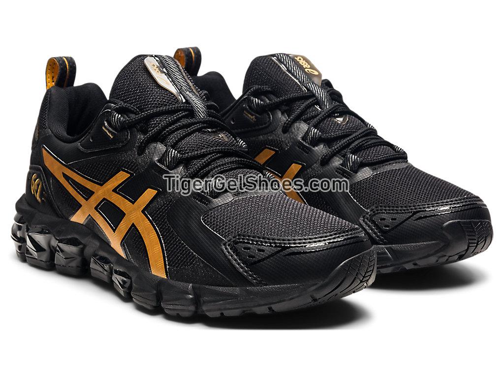 Asics GEL-QUANTUM 180 Black/Pure Gold 1202A296-001 GEL Womens Shoes