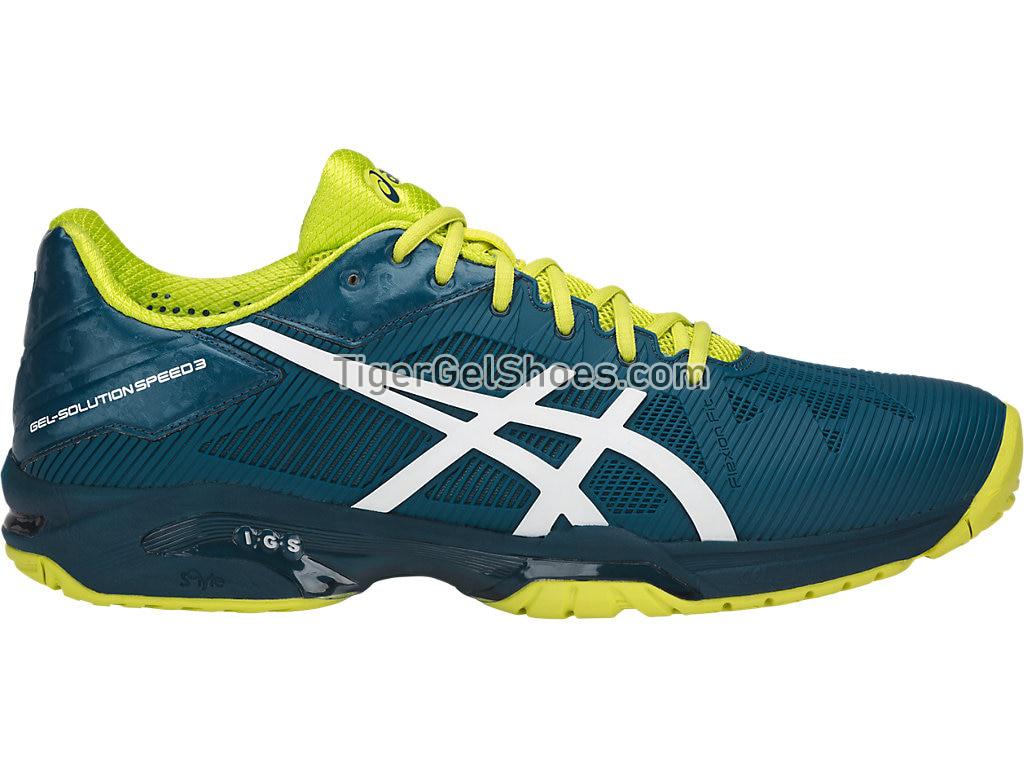 Asics GEL-Solution Speed 3 Ink Blue/White/Sulphur Springs E600N-4501 Mens Tennis Shoes