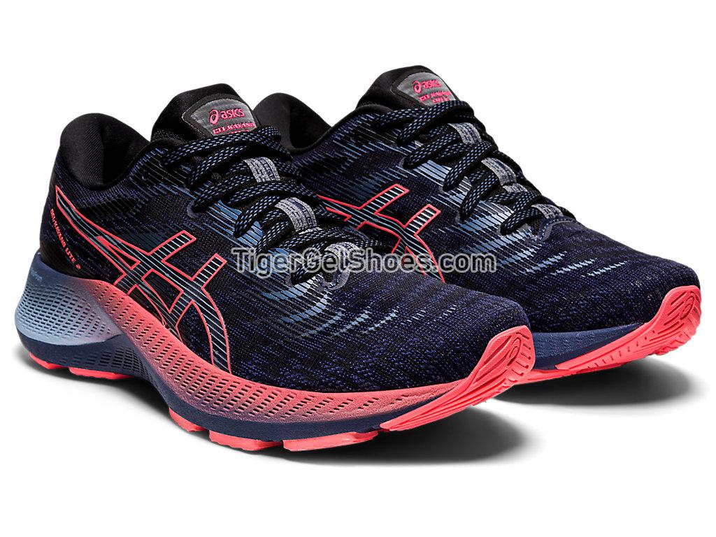 Asics GEL-KAYANO LITE 2 Thunder Blue/Blazing Coral 1012B071-400 Womens Running Shoes