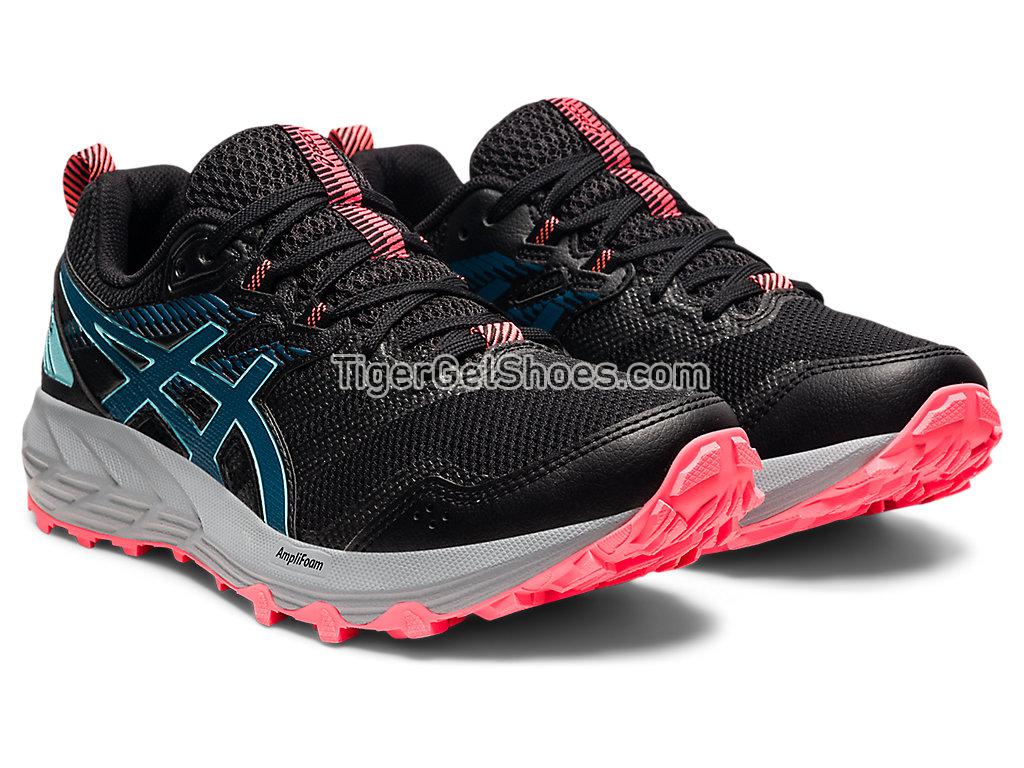 Asics GEL-SONOMA 6 Black/Deep Sea Teal 1012A922-011 Womens Trail Running Shoes