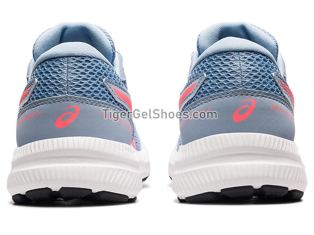 Asics GEL-CONTEND 7 (D) Mist/Blazing Coral 1012A910-406 Womens Running Shoes
