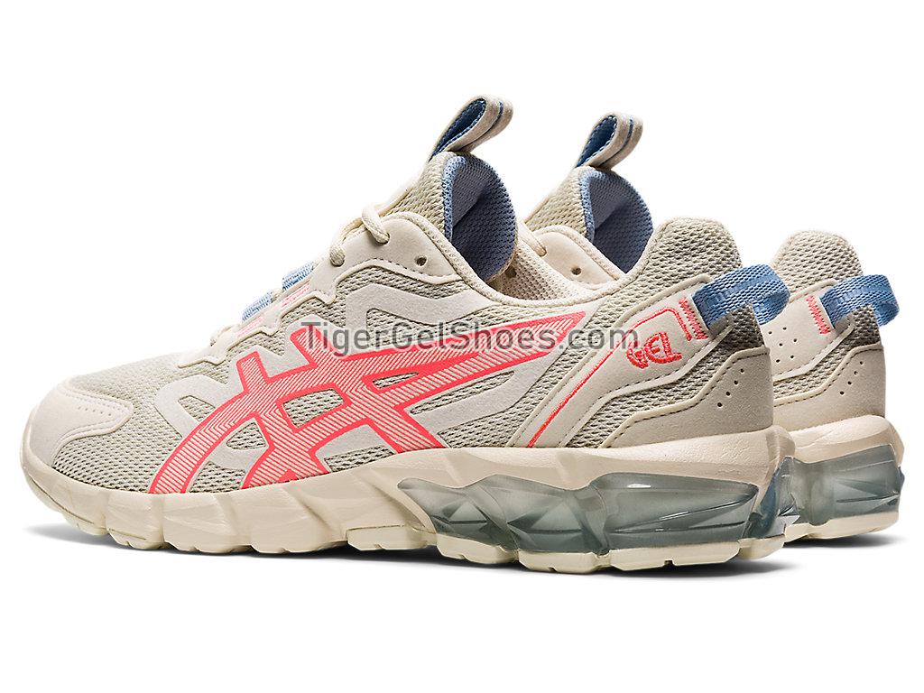 Asics GEL-QUANTUM 90 3 Birch/Blazing Coral 1202A093-201 GEL Womens Shoes