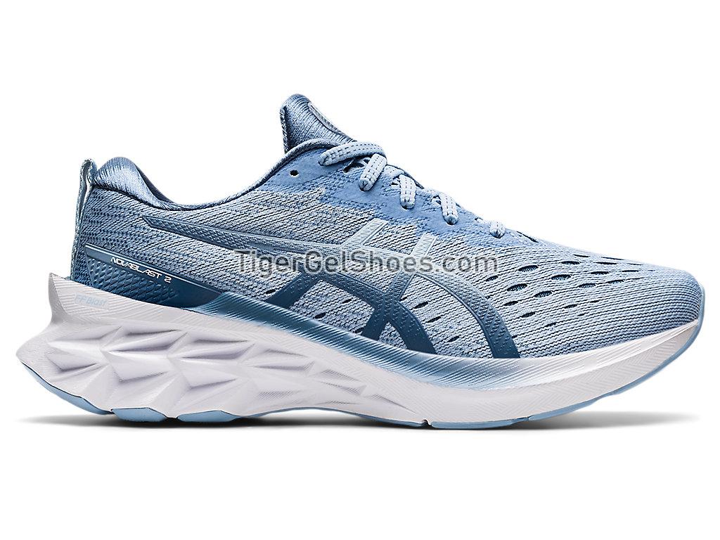 Asics NOVABLAST 2 Mist/Soft Sky 1012B049-402 Womens Running Shoes
