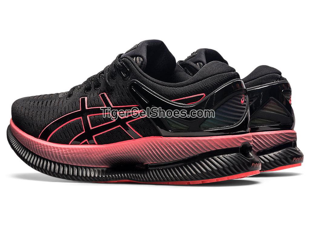 Asics METARIDE Black/Blazing Coral 1012B070-001 Womens Running Shoes