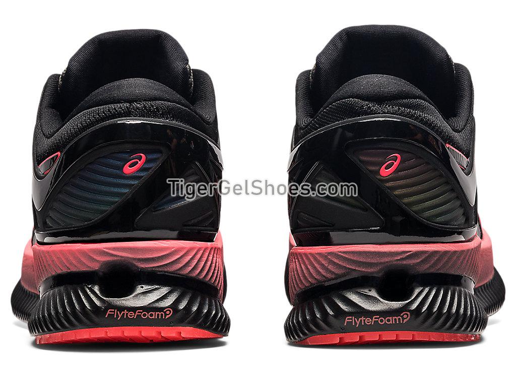 Asics METARIDE Black/Blazing Coral 1012B070-001 Womens Running Shoes