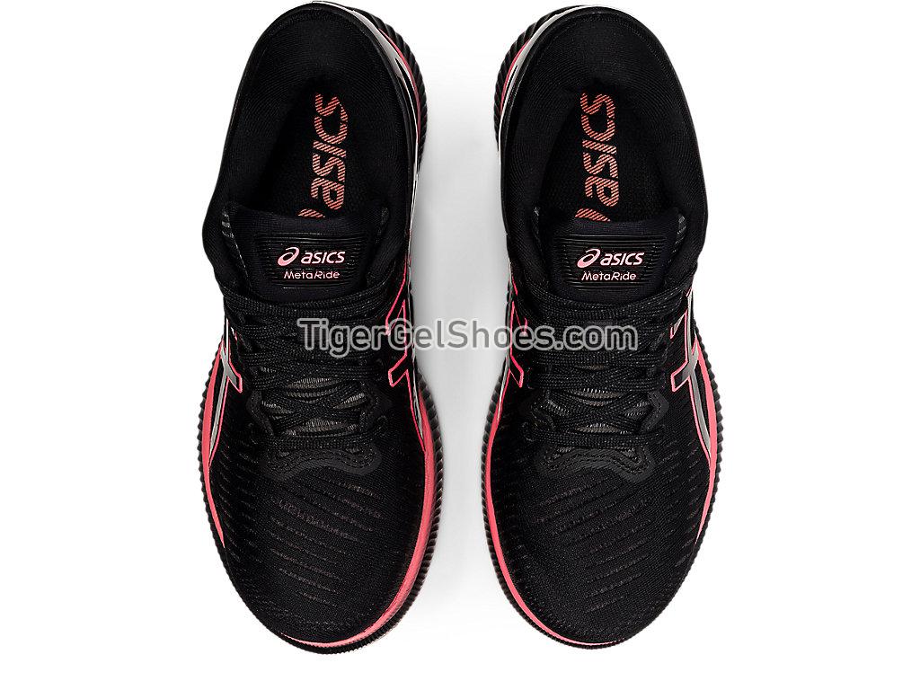 Asics METARIDE Black/Blazing Coral 1012B070-001 Womens Running Shoes