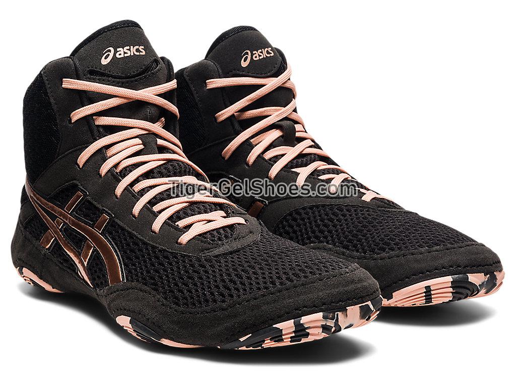 Asics MATBLAZER Black/Rose Gold 1082A001-002 Womens Wrestling Shoes
