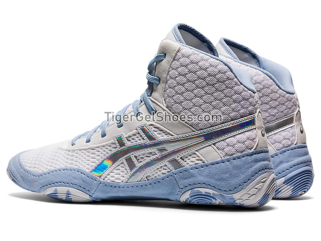 Asics MATBLAZER White/Mist 1082A001-101 Womens Wrestling Shoes