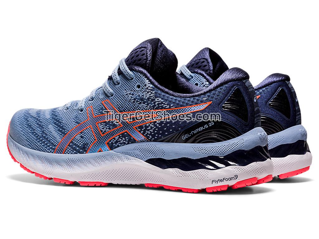 Asics GEL-NIMBUS 23 (D) Mist/Blazing Coral 1012A884-412 Womens Running Shoes