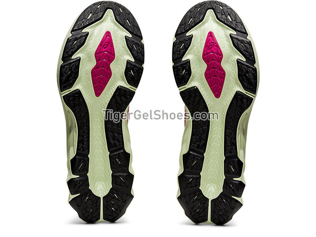 Asics NOVABLAST 2 Birch/Pink Rave 1012B049-200 Womens Running Shoes