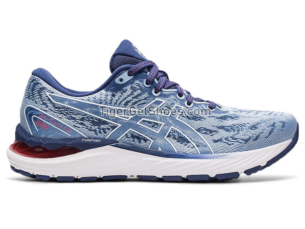 Asics GEL-CUMULUS 23 Mist/White 1012A888-417 Womens Running Shoes