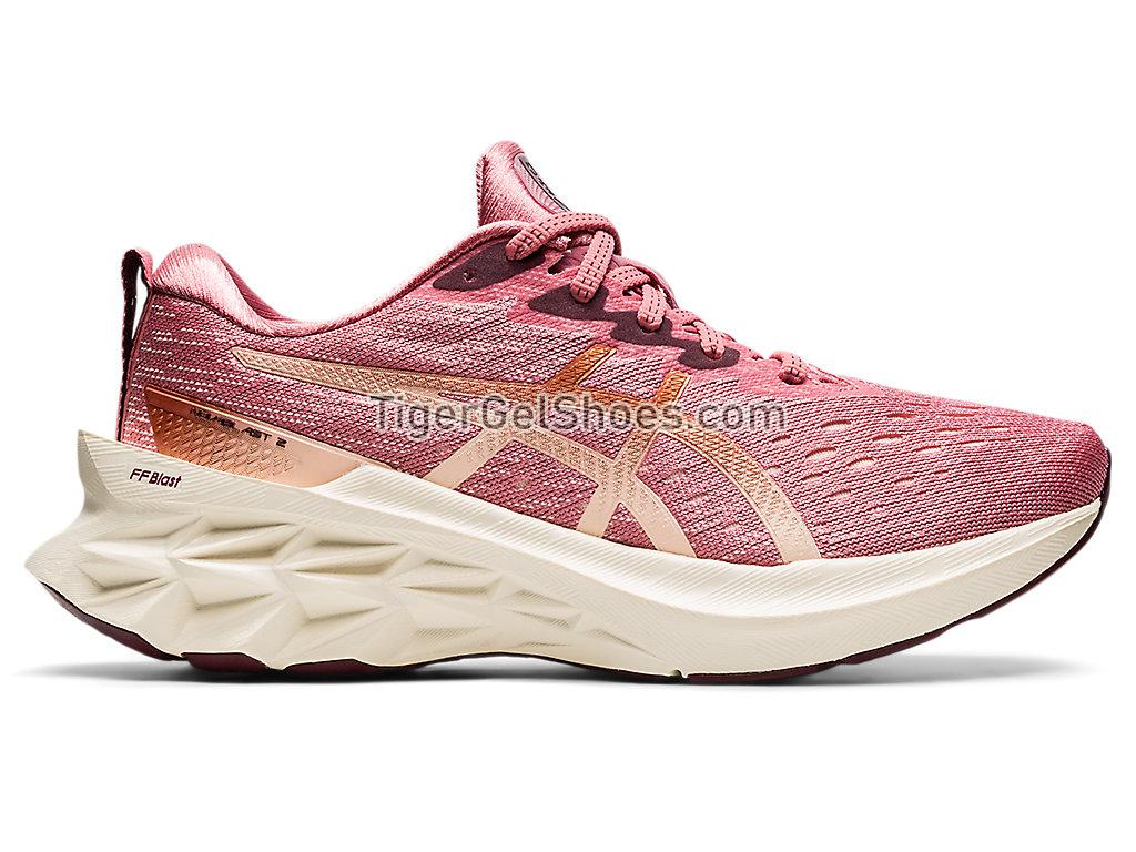 Asics NOVABLAST 2 Smokey Rose/Pure Bronze 1012B049-700 Womens Running Shoes