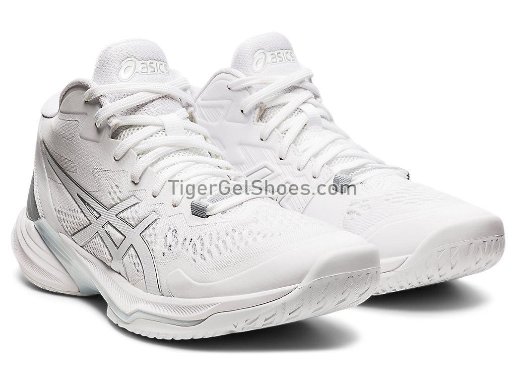 Asics SKY ELITE FF MT 2 White/White 1052A054-100 Womens Volleyball Shoes