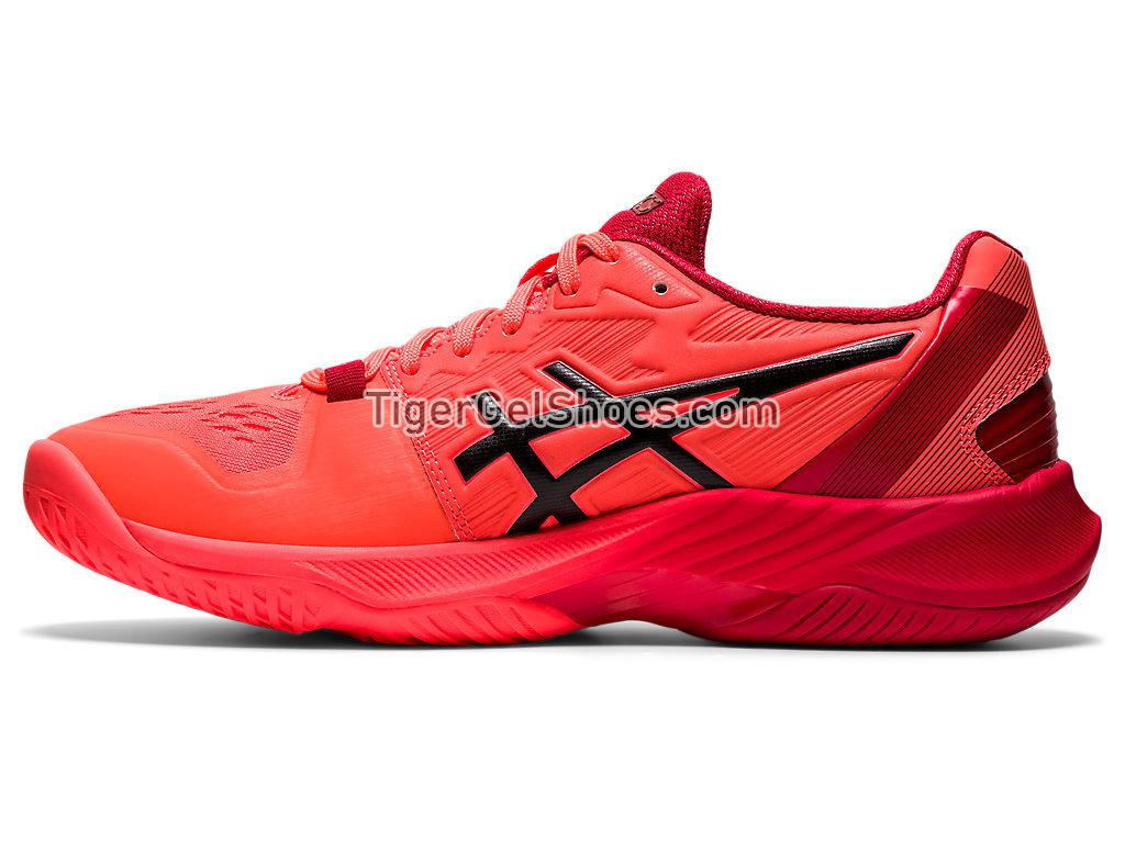 Asics SKY ELITE FF 2 TOKYO Sunrise Red/Eclipse Black 1052A068-701 Womens Volleyball Shoes