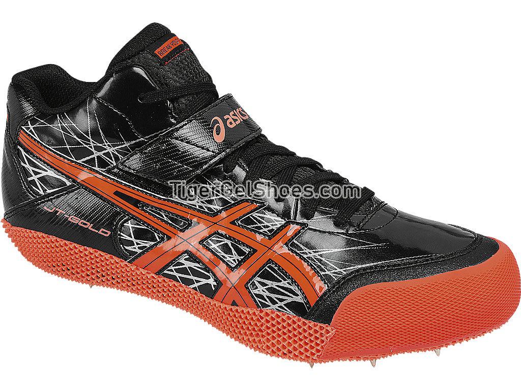 Asics Javelin Pro Black/Flash Coral/Silver G610Y-9006 Mens Track and Field Shoes