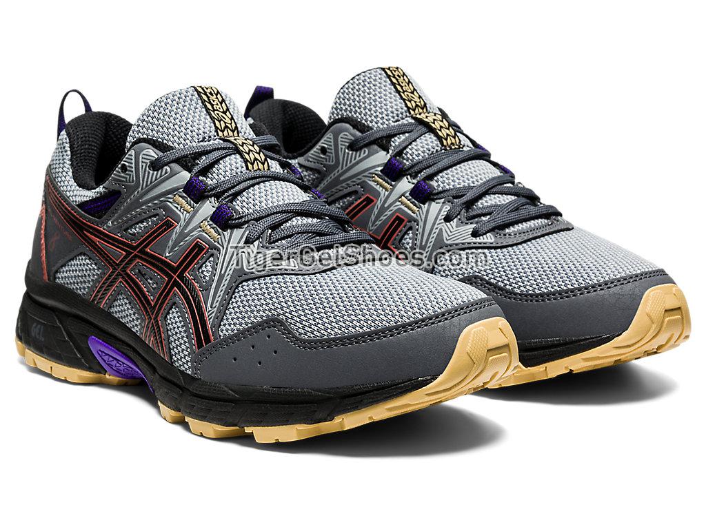 Asics GEL-VENTURE 8 Carrier Grey/Red Brick 1012A708-023 Womens Trail Running Shoes
