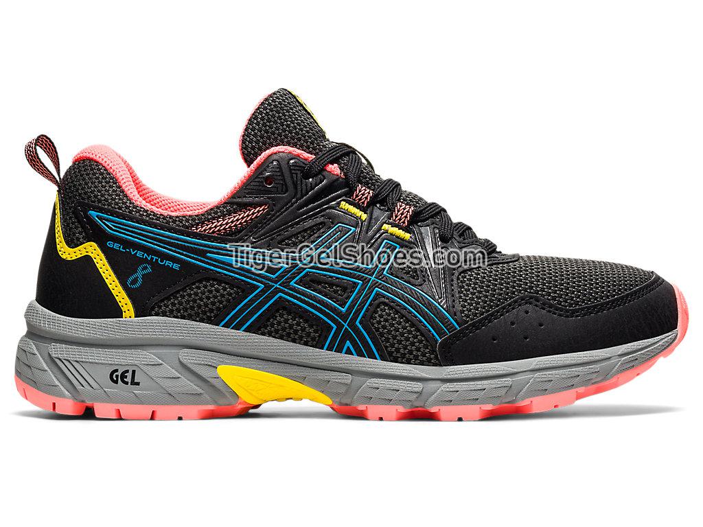 Asics GEL-VENTURE 8 Black/Digital Aqua 1012A708-005 Womens Trail Running Shoes