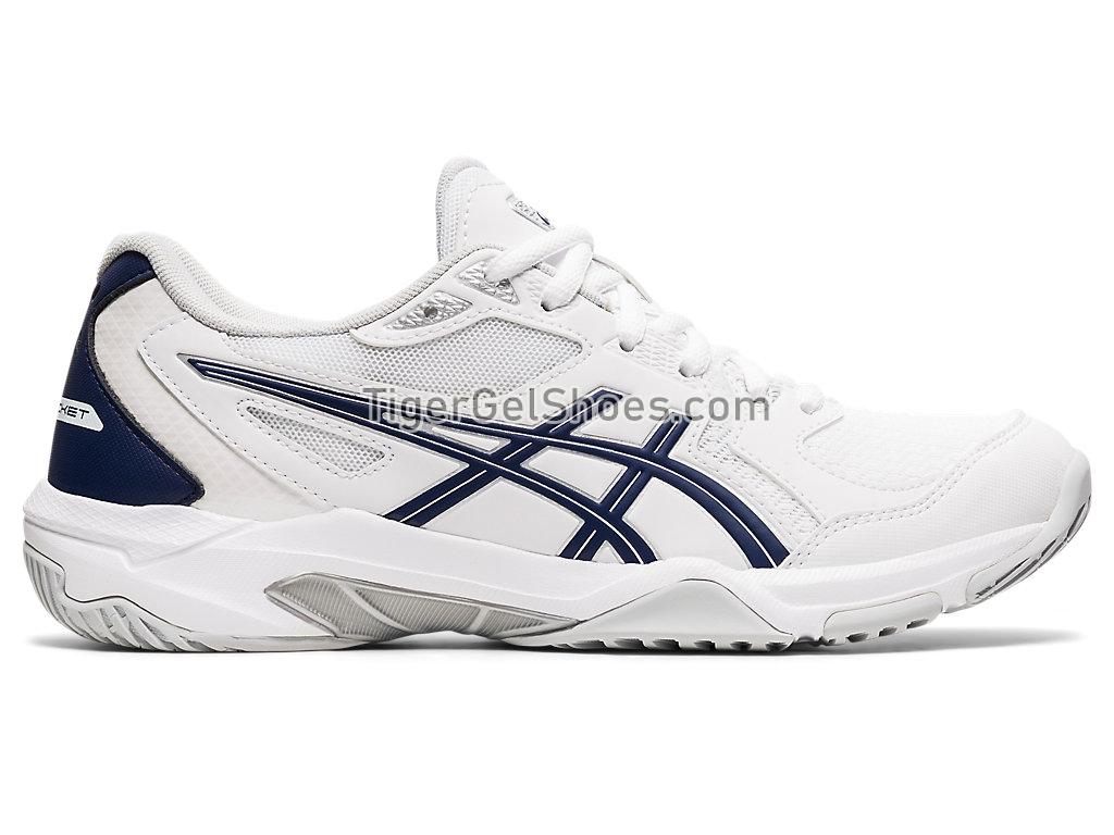 Asics GEL-ROCKET 10 White/Peacoat 1072A056-101 Womens Volleyball Shoes