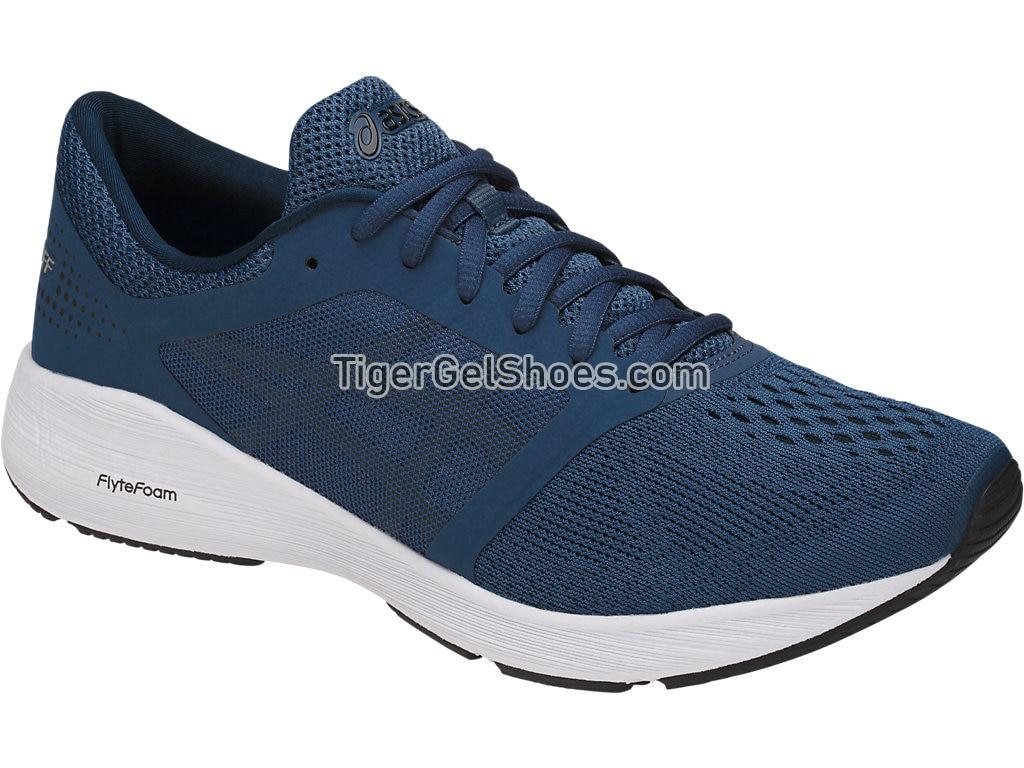 Asics Roadhawk FF Dark Blue/Black/White T7D2N-4990 Mens Running Shoes