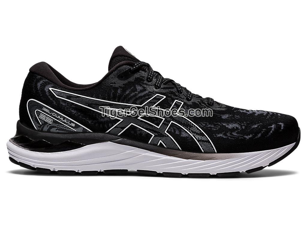 Asics GEL-CUMULUS 23 (D) Black/White 1012A889-001 Womens Running Shoes