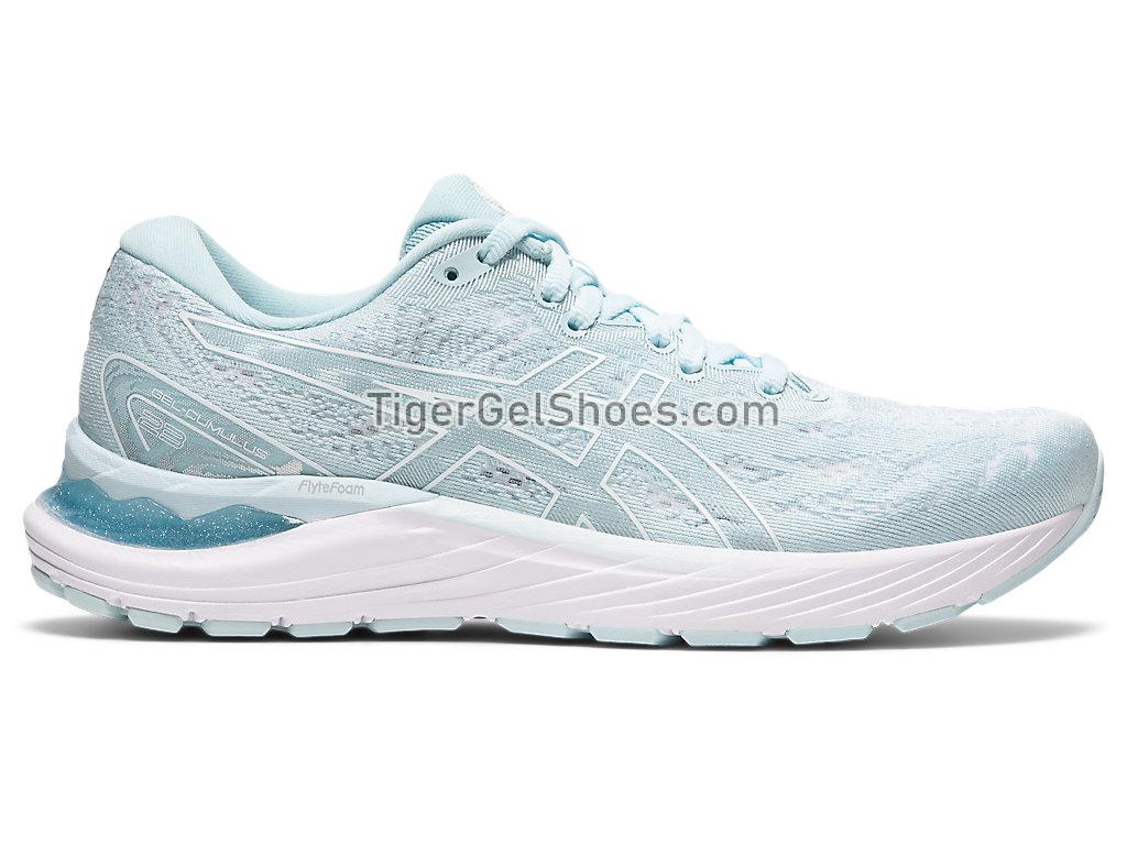 Asics GEL-CUMULUS 23 Aqua Angel/White 1012A888-400 Womens Running Shoes Asics GEL-CUMULUS 23 Aqua Angel/White 1012A888-400 Womens Running Shoes