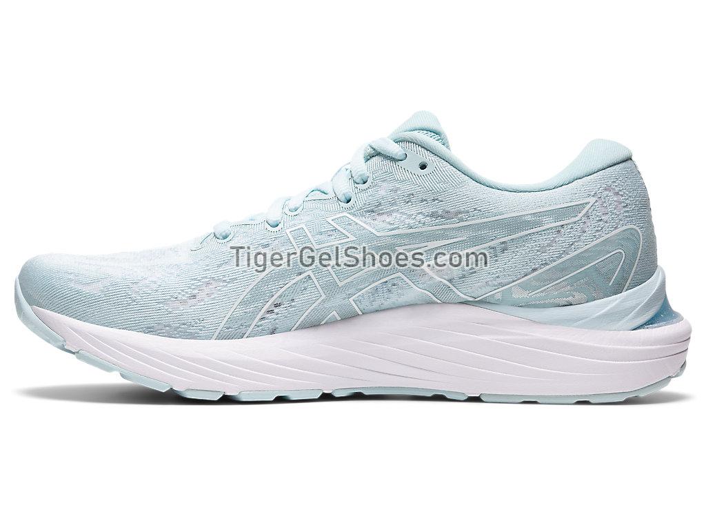 Asics GEL-CUMULUS 23 Aqua Angel/White 1012A888-400 Womens Running Shoes