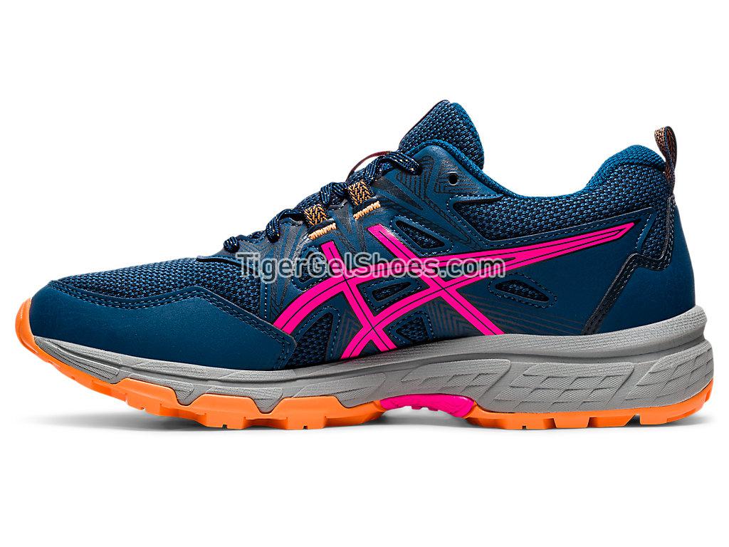 Asics GEL-VENTURE 8 Mako Blue/Pink Glo 1012A708-402 Womens Trail Running Shoes