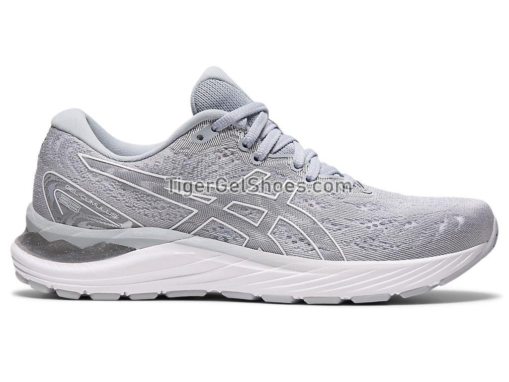 Asics GEL-CUMULUS 23 Piedmont Grey/White 1012A888-020 Womens Running Shoes Asics GEL-CUMULUS 23 Piedmont Grey/White 1012A888-020 Womens Running Shoes