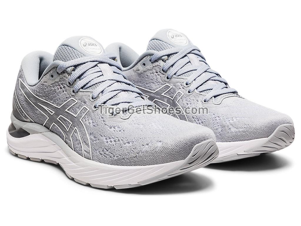 Asics GEL-CUMULUS 23 Piedmont Grey/White 1012A888-020 Womens Running Shoes