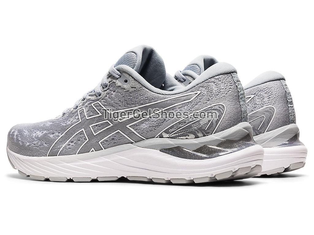 Asics GEL-CUMULUS 23 Piedmont Grey/White 1012A888-020 Womens Running Shoes