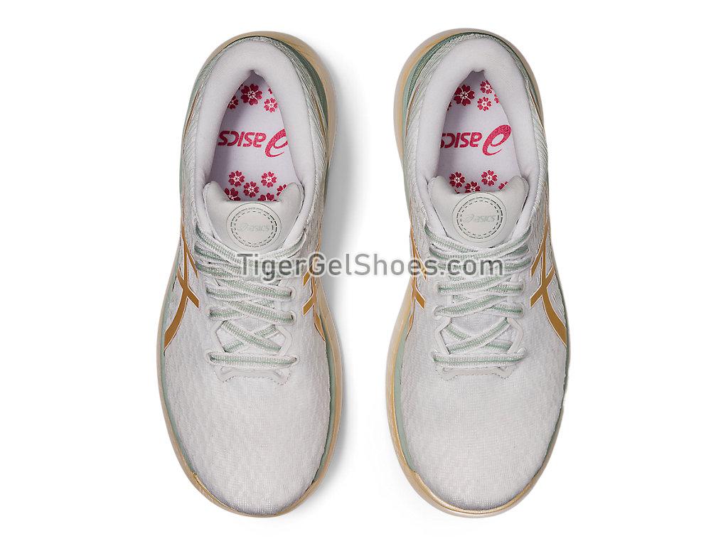 Asics GLIDERIDE 2 White/Champagne 1012B002-101 Womens Running Shoes