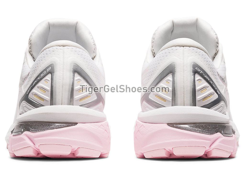 Asics GT-2000 9 White/Pink Salt 1012A859-100 Womens Running Shoes