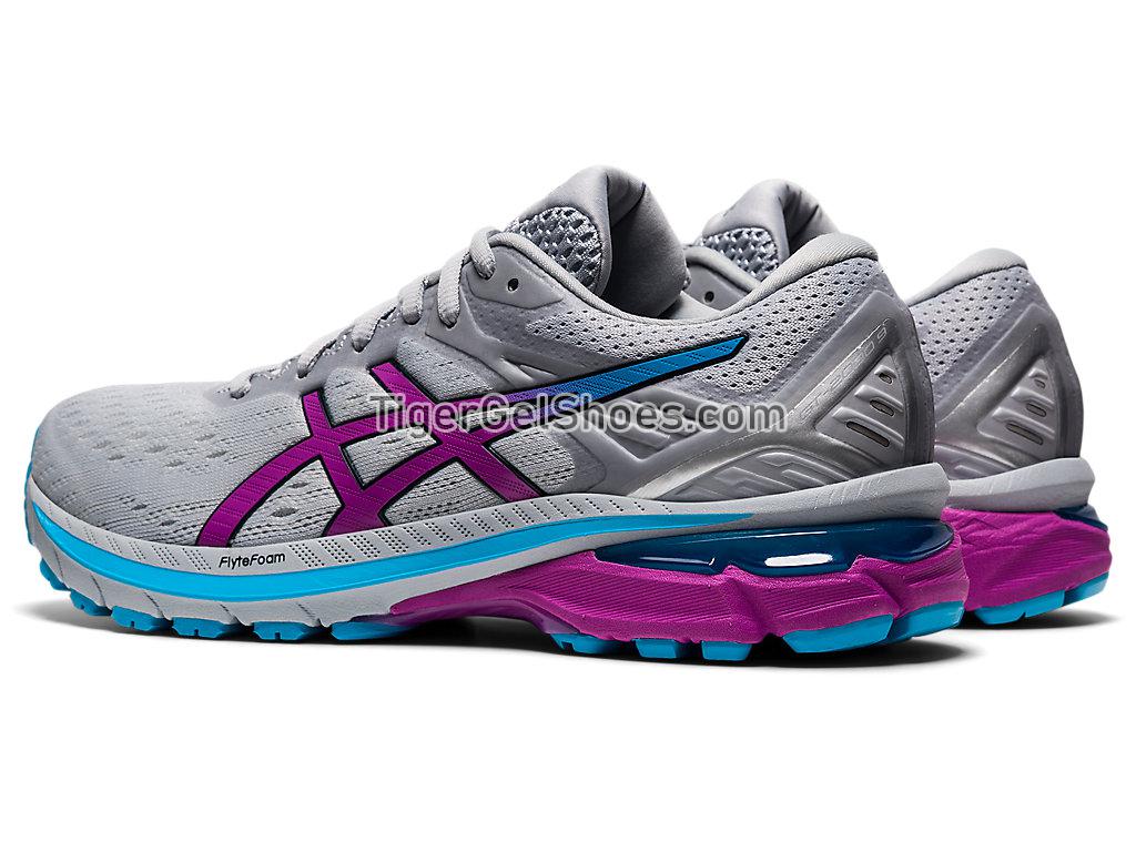 Asics GT-2000 9 (D) Piedmont Grey/Digital Grape 1012A861-022 Womens Running Shoes