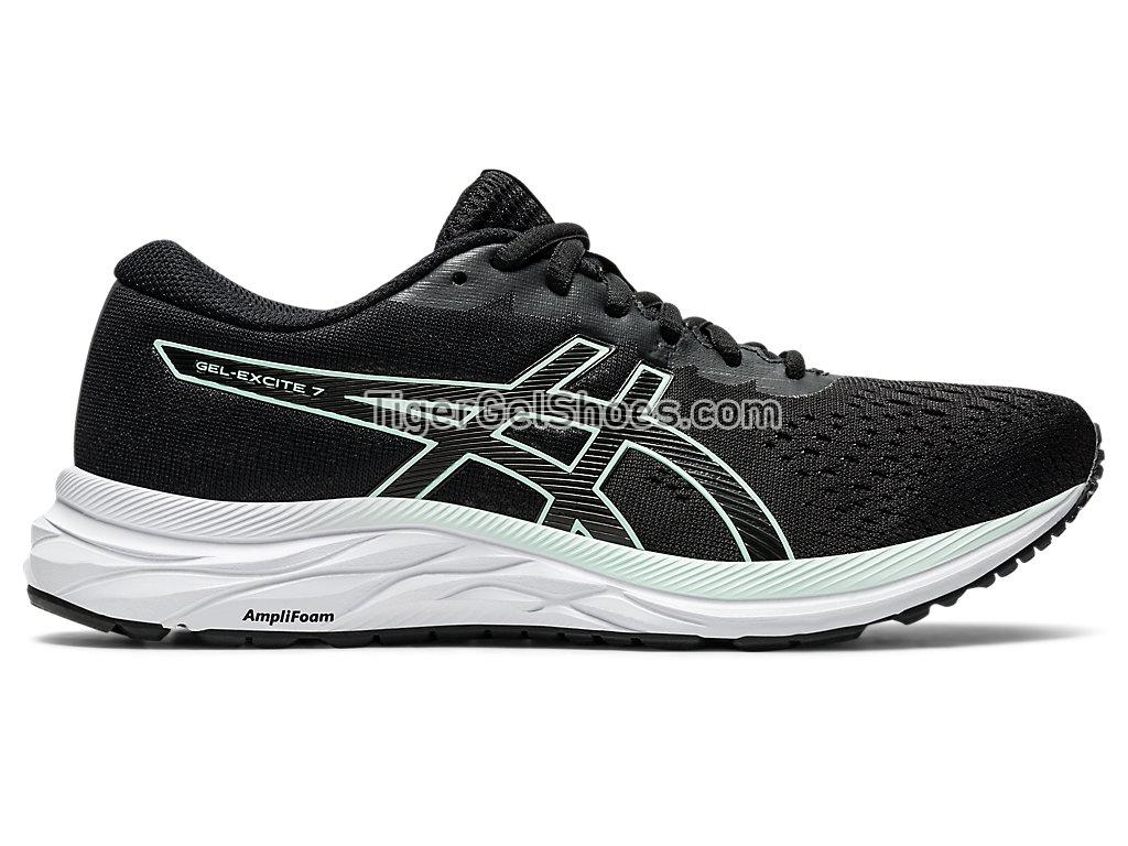 Asics GEL-Excite 7 Black/Bio Mint 1012A562-004 Womens Running Shoes