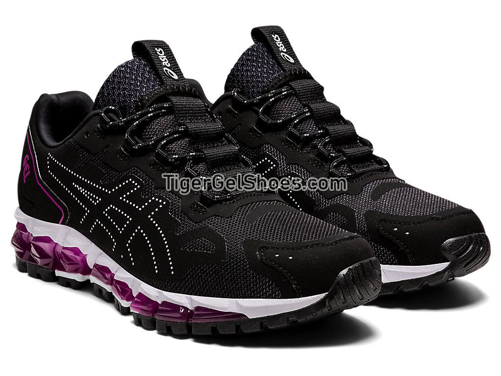 Asics GEL-QUANTUM 360 6 Black/Digital Grape 1202A181-003 GEL Womens Shoes